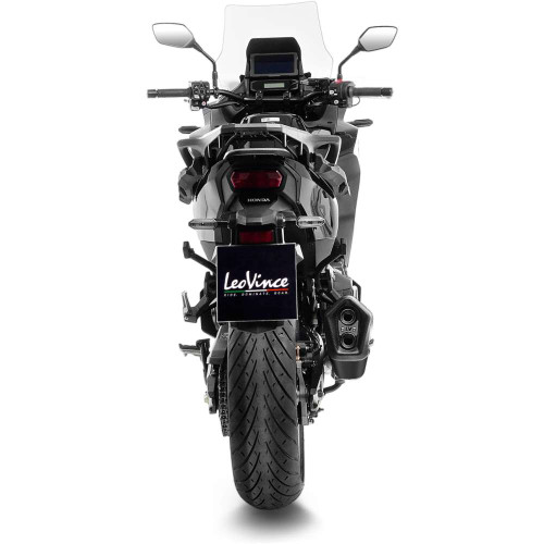 LV-12 Black Edition Slip-On Muffler - 15307B - HONDA NT 1100