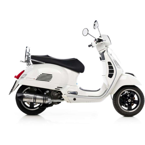 LV One Evo Stainless Steel Slip-On Muffler - 8571E - VESPA GTS 300 SUPERSPORT