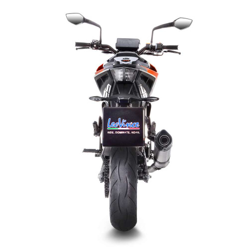 LV One Evo Stainless Steel Slip-On Muffler - 14185E - KTM DUKE 125