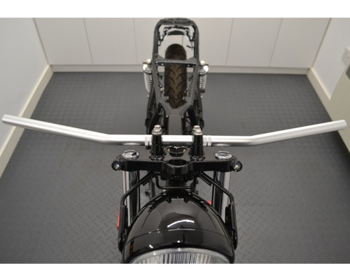 High Quality SILVER 7/8" Drag Style Bar Handlebar for Custom Motorbike Tracker Chopper Bobber