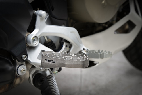 Akrapovic Titanium Foot Pegs - F-D12T1 - Ducati Multistrada V2 S