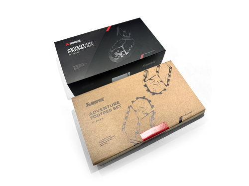 Akrapovic Titanium Foot Pegs - F-KTM12T1 - KTM 790 Adventure