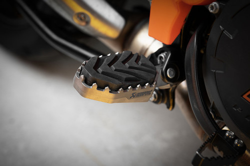 Akrapovic Titanium Foot Pegs - F-KTM12T1 - KTM 790 Adventure