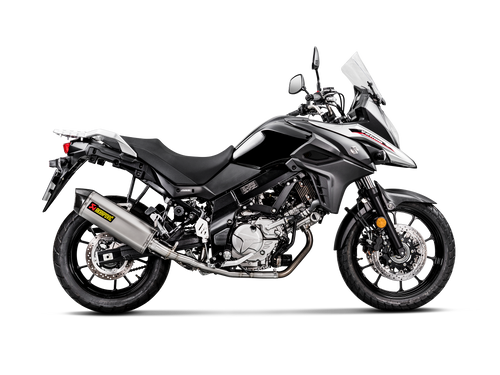 Akrapovic Racing Line Exhaust System - S-S6R9-WT - Suzuki V-STROM 650