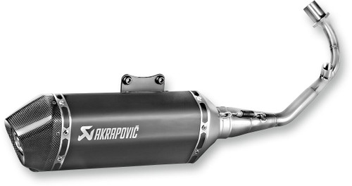 Akrapovic Racing Line Complete Scooter Exhaust - S-VE125R2-HZBL - Vespa Sprint