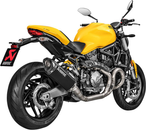 Akrapovic Slip-On Line Muffler - S-D12SO8-RTBL - DUCATI MONSTER 1200 ABS