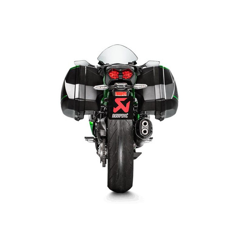 Akrapovic Slip-On Line Muffler STREET - S-K10SO21-HRAABL - KAWASAKI H2 1000 SX ABS