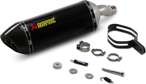 Akrapovic Carbon Fiber Slip-On Line Muffler - S-K3SO1-ZC - KAWASAKI NINJA 250 SL