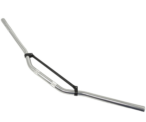 22mm 7/8" Polished Silver Braced Motorbike Handlebars for Motorcross Supermoto Streetfighter 22mm 7/8" Polished Silver Braced Motorbike Handlebars for Motorcross Supermoto Streetfighter