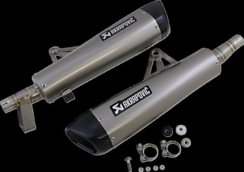Titanium Slip-On Line Muffler - S-T12SO4-HCQT - TRIUMPH BONNEVILLE 900 T100 ABS