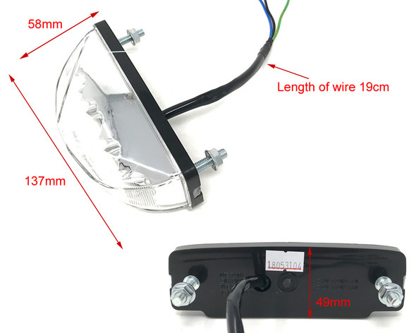 Motorbike Stop Tail Rear Light for Streetfighter Cafe Racer Scrambler Project