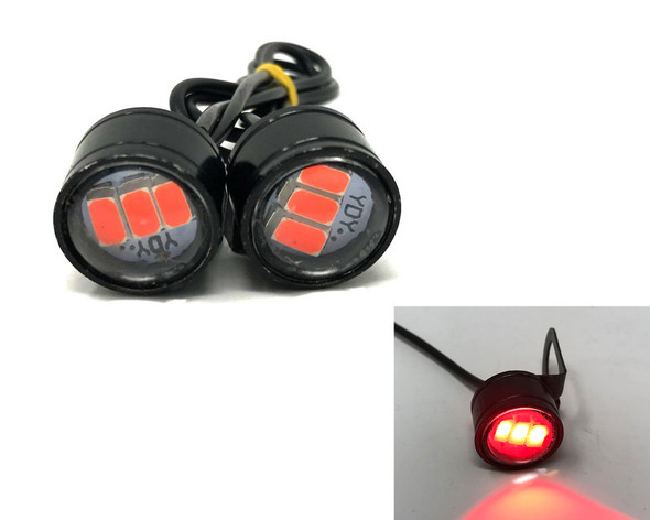 Motorbike LED Projector Stoplights for Project Bike Trike Quad ATV Scooter