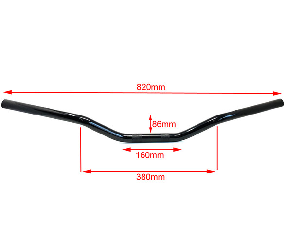 Drag Bars - 25mm 1"  for Cruisers & Retro Custom Projects