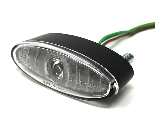 Mini Stop Tail Light LED for Project Motorcycles & Scooters - Clear Lens