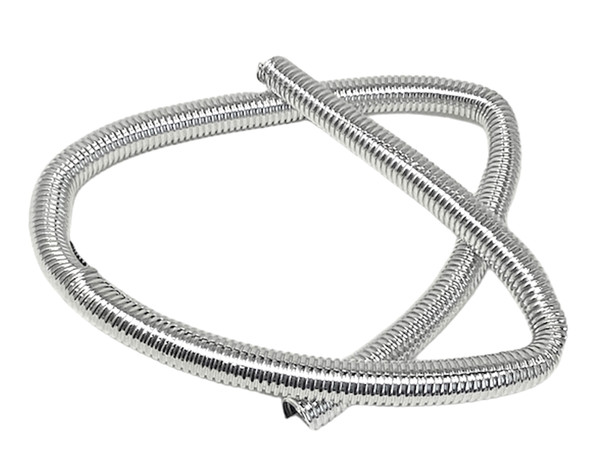 Motorcycle Trike Cable Cover Custom Chrome Thick Spiral Wire Wrap 15mm x 1m