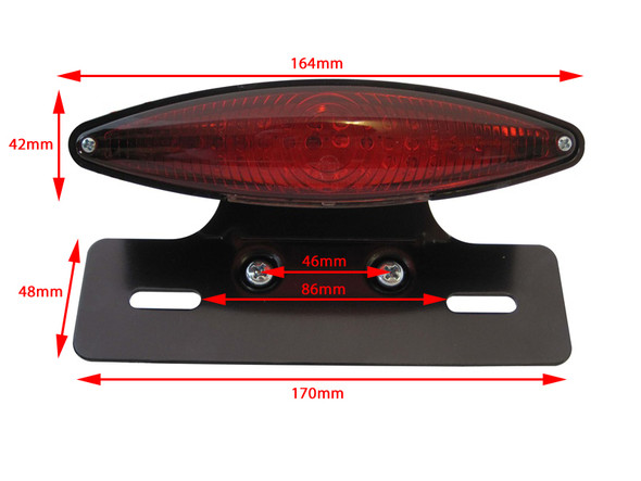 High Quality Motorcycle Motorbike Custom LED Stop Tail Light