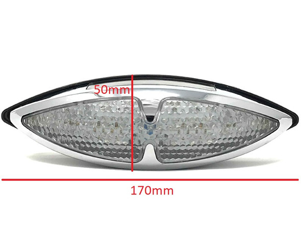 Universal E-marked LED Stop / Tail Light for Motorcycles Motorbikes Trikes Scooters