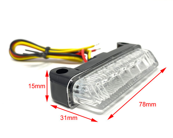 Universal E-marked LED Motorcycle Motorbike Stop Tail Light