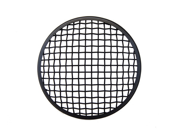 7" INCH Matt Black Mesh Grill Metal Headlight Cover Scrambler Project Motorbikes