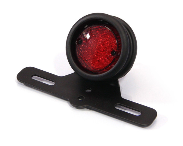 LED Rear Stop Tail Light with Red Lens For Retro Custom Project