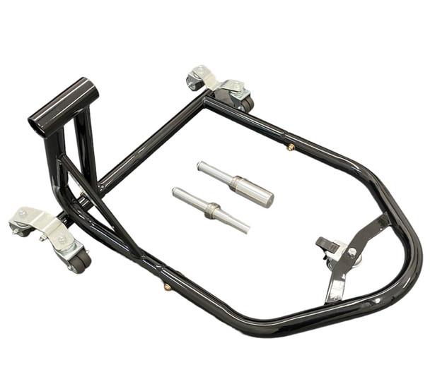 Motorcycle MOBILE Rear Wheel Paddock Stand for Single Sided Swingarms - MULTI-DIRECTIONAL
