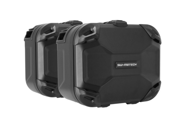DUSC hard case system Black. 41/33L. BMW R 1200 GS, R 1250 GS.