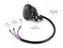 Matt Black LED Stop Taillight for Retro Vintage Project Custom Motorcycle Motorbike