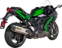 Akrapovic Slip-On Line Muffler - S-K10SO30-HGIT - KAWASAKI H2 1000 SX ABS
