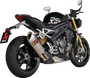 Akrapovic Slip-On Line Muffler - S-T12SO5-HAPXLT - TRIUMPH SPEED TRIPLE 1200 RS ABS