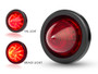 2" 50mm LED Stop Tail Light for Classic Retro Cafe Racer Motorbike Motorcycle
