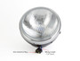 H4 Headlight 7.5" Gloss Black Metal with Chrome Bezel 12V 55W Retro Project Motorbike Motorcycle