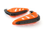 ORANGE Motorbike Quad Bike Handguards Protectors LED Daytime Running Lights DRL