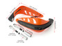 ORANGE Motorbike Quad Bike Handguards Protectors LED Daytime Running Lights DRL