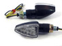 Small Black LED Motorbike Indicators
