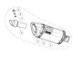 Replacement Muffler - M-AP02102C - YAMAHA XSR 700 ABS