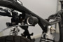 Black with Chrome Bezel Mini LED Motorbike Indicators - CNC Aluminium - PAIR