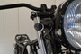 Black with Chrome Bezel Mini LED Motorbike Indicators - CNC Aluminium - PAIR