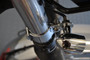 Chrome Adjustable Fork Mount Indicator Relocation Brackets - 31 mm-36 mm