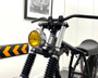5.5" Headlight for Retro Custom Project - Polished with Yellow Lens
