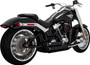 Vance & Hines Shortshots Staggered Exhaust System - 47335 - Harley Davidson FLFB 1750 ABS