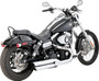 Vance & Hines 3" Round Twin Slash Slip-On Mufflers - 16845 - Harley Davidson FXDF 1584