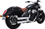 Vance & Hines Twin Slash 3" Slip-On Mufflers - 18323 - INDIAN SCOUT 60 ABS