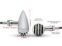 Chrome Alloy LED Indicators for Custom Projects