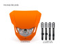 Motorbike Headlight Mask - Supermoto & Streetfighter - Orange - 12V 35W