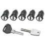  Givi Smart Security Lock Kit SLR105- Security Lock unification kit for 5 cases, including key with logo, metal reserve key and 5 coded cylinders