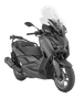 GIVI BLACK WINDSCREEN - DF2178 - YAMAHA X-MAX 300 TECH MAX