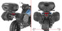 GIVI PANNIER HOLDER - PLX5152 - BMW R 1300 R