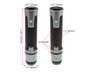 Grey Motorbike Hand Grips & Bar Ends for 22mm bars - Anodised Aluminium - High Quality