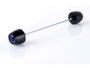 PUIG PHB19 FRONT FORK PROTECTOR BLACK - 20100N - TRIUMPH STREET TRIPLE 675 RX