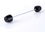 PUIG PHB19 FRONT FORK PROTECTOR BLACK - 20115N - YAMAHA YZF-R7